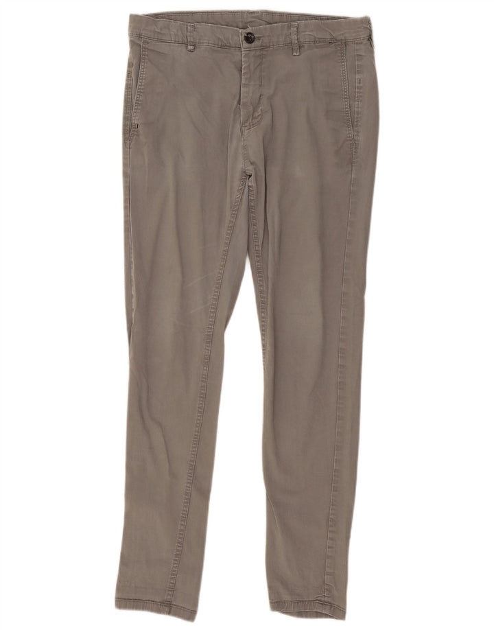 Zara Ανδρικό παντελόνι Chino Slim EU 40 Medium W31 L29 Γκρι