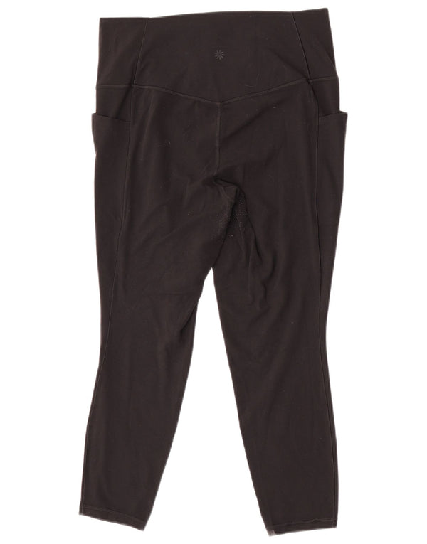 Athleta Γυναικεία κολάν Capri UK 16 Large Black Nylon