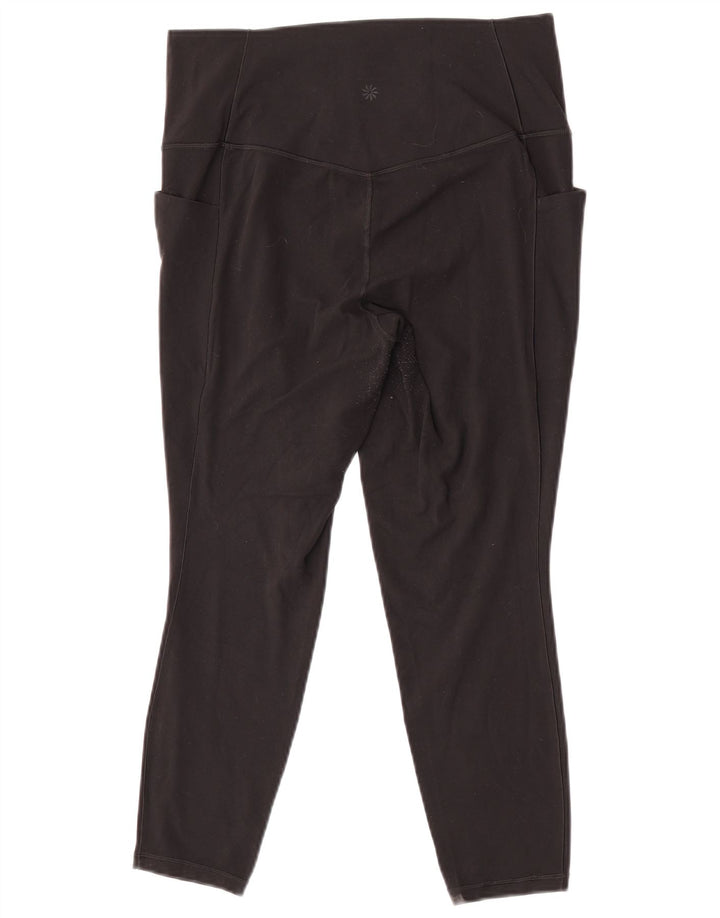 Athleta Γυναικεία κολάν Capri UK 16 Large Black Nylon