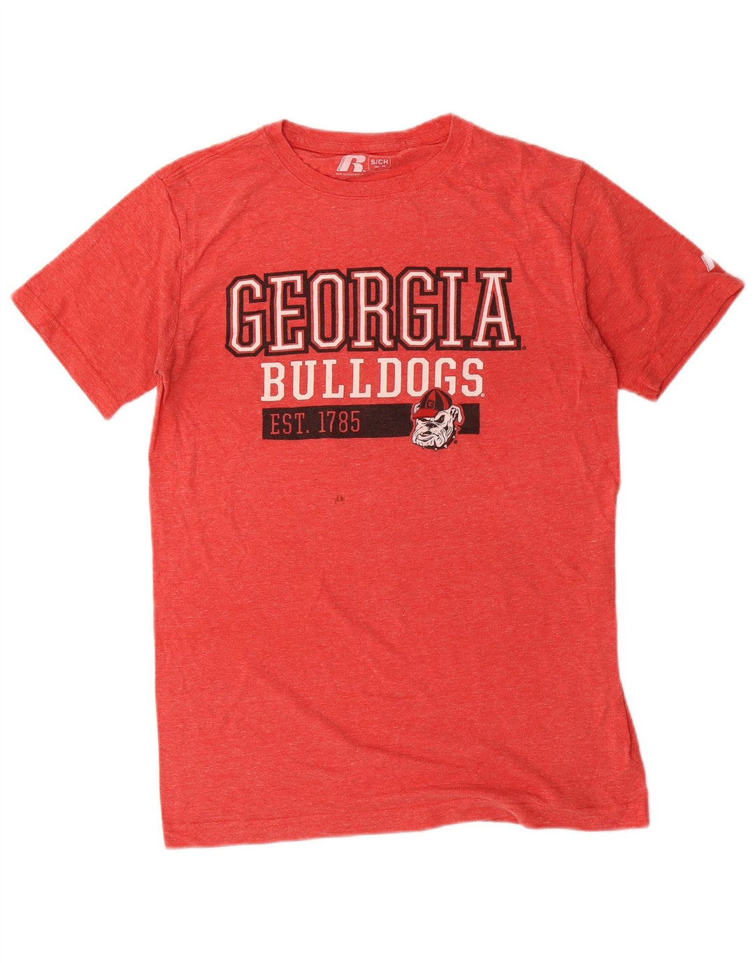 Ανδρικό γραφικό μπλουζάκι Russell Athletic Top Μικρό κόκκινο πολυεστέρα