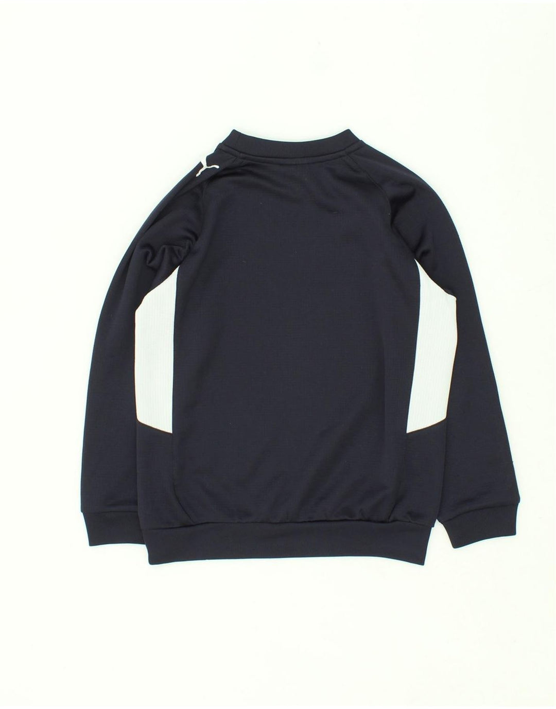 PUMA Boys Graphic Sweatshirt Jumper 9-10 Years Medium Navy Blue Vintage Puma and Second-Hand Puma from Messina Hembry 