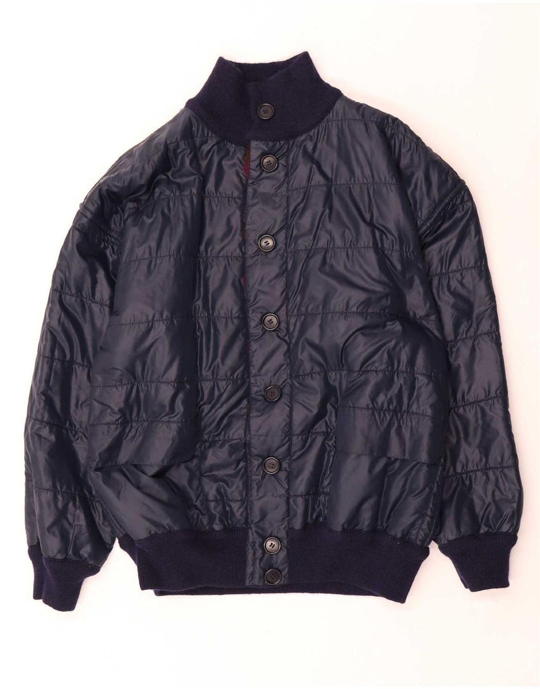 Ανδρικό πουλόβερ Missoni αναστρέψιμη ζακέτα IT 48 Medium Navy Blue Chevron