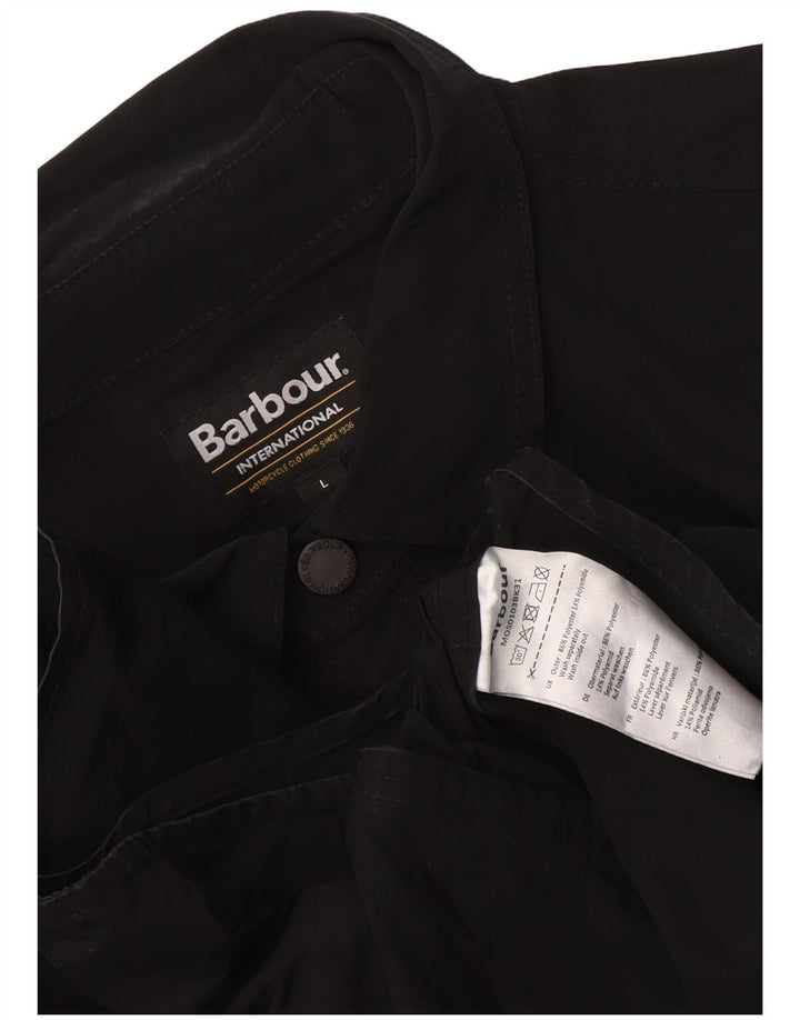 Ανδρικό πουκάμισο Barbour Μαύρο μεγάλο πολυεστέρα