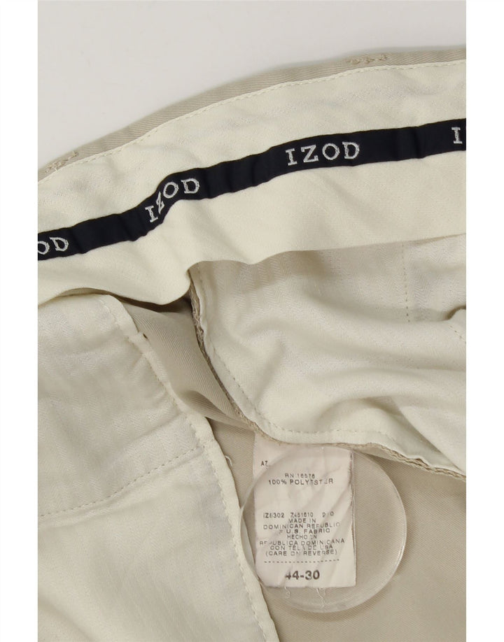 Ανδρικό παντελόνι Capri με καρφίτσες Izod W44 L22 Μπεζ βαμβακερό