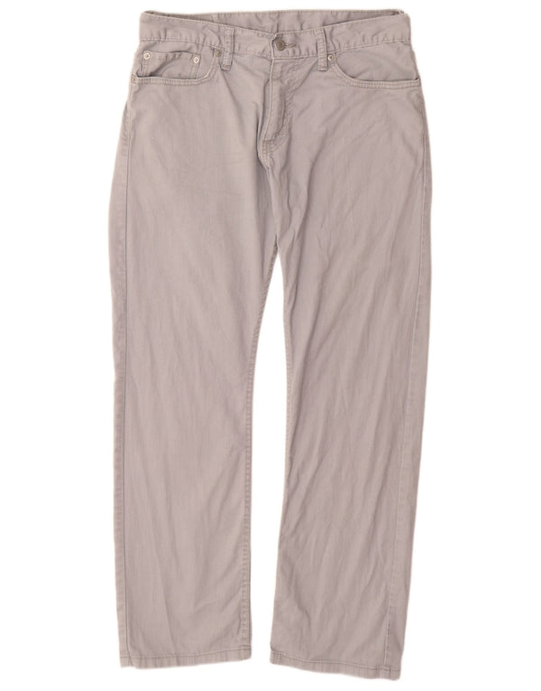 Levi's Mens 514 Straight Jeans W32 L30 Γκρι βαμβακερό