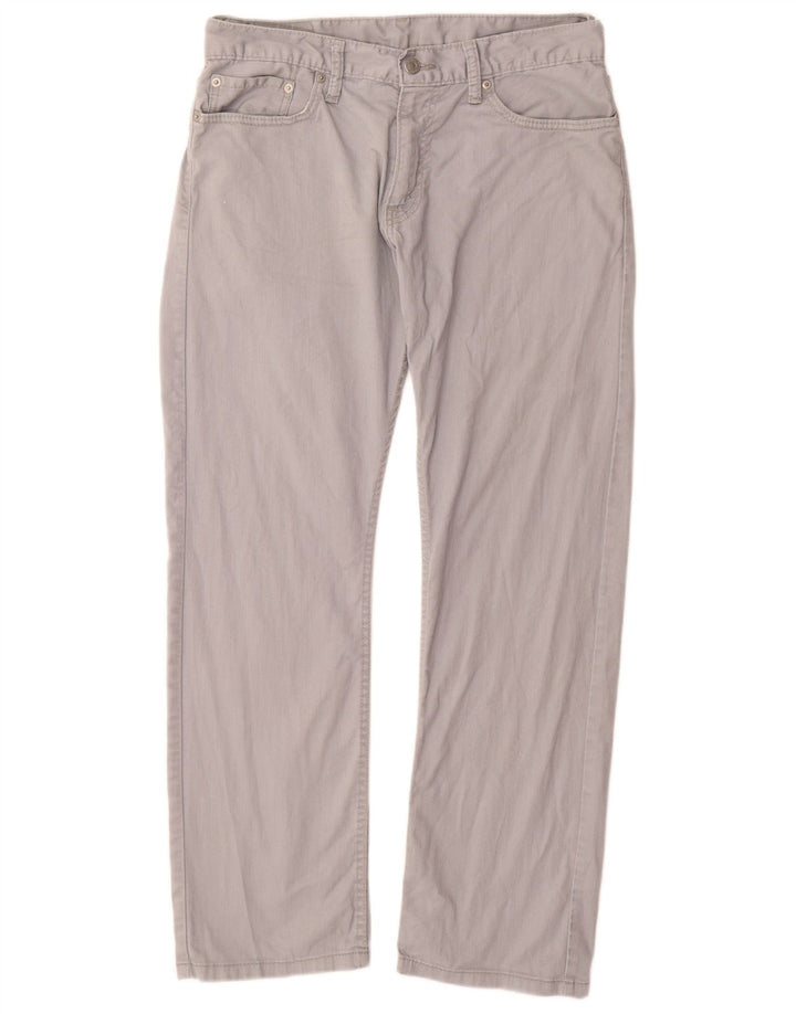 Levi's Mens 514 Straight Jeans W32 L30 Γκρι βαμβακερό