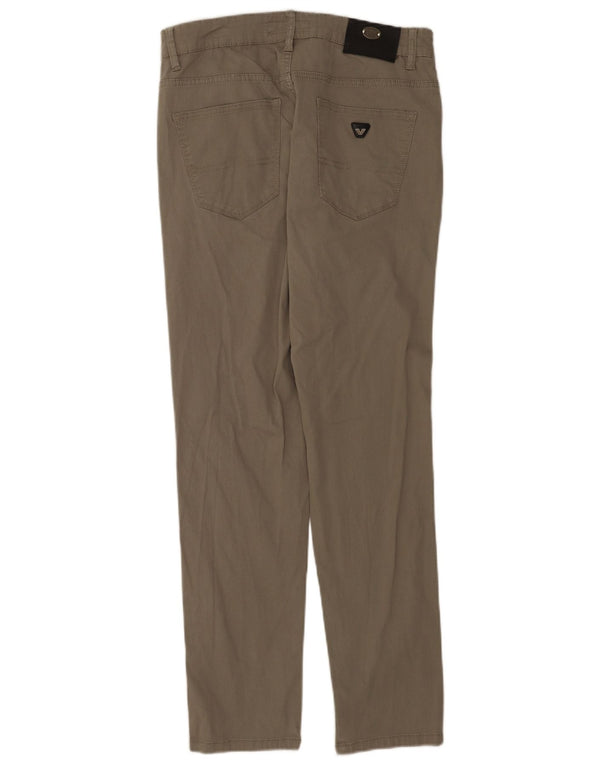 Wampum Ανδρικό ίσιο κοτλέ παντελόνι IT 48 Medium W33 L31 Γκρι βαμβακερό