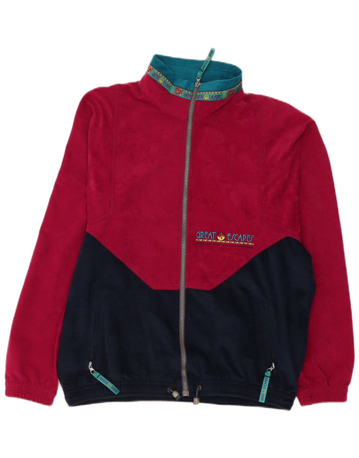 Ανδρική αθλητική φόρμα Great Escapes Top Jacket IT 50 Medium Red Colourblock Retro