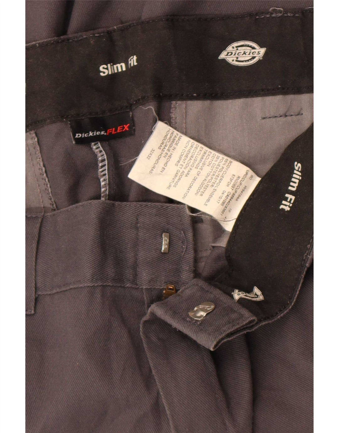 Ανδρικό παντελόνι Chino Dickies Slim Fit W32 L32 Grey Polyester