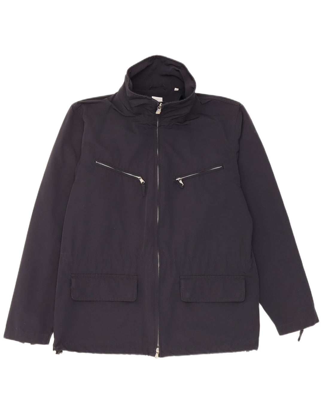 Aspesi Γυναικείο Utility Jacket UK 14 Medium Navy Blue Cotton