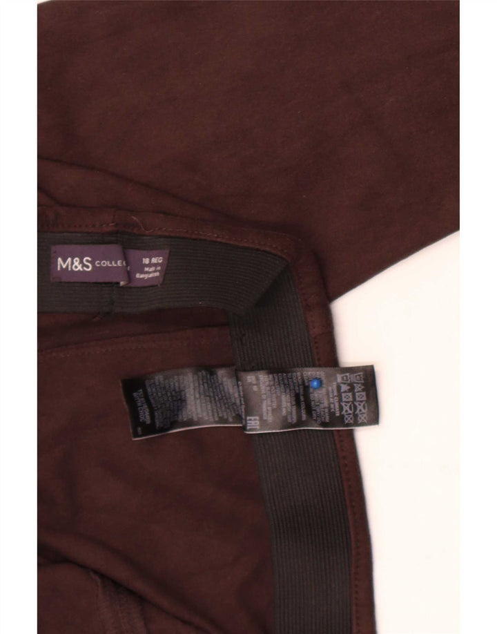 Marks & Spencer Γυναικεία Κολάν UK 18 XL καφέ πολυεστέρας