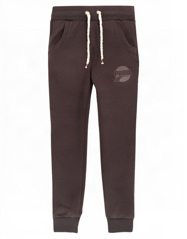 Puma Γυναικεία φόρμα παντελόνι Joggers UK 6 XS Μαύρο βαμβακερό