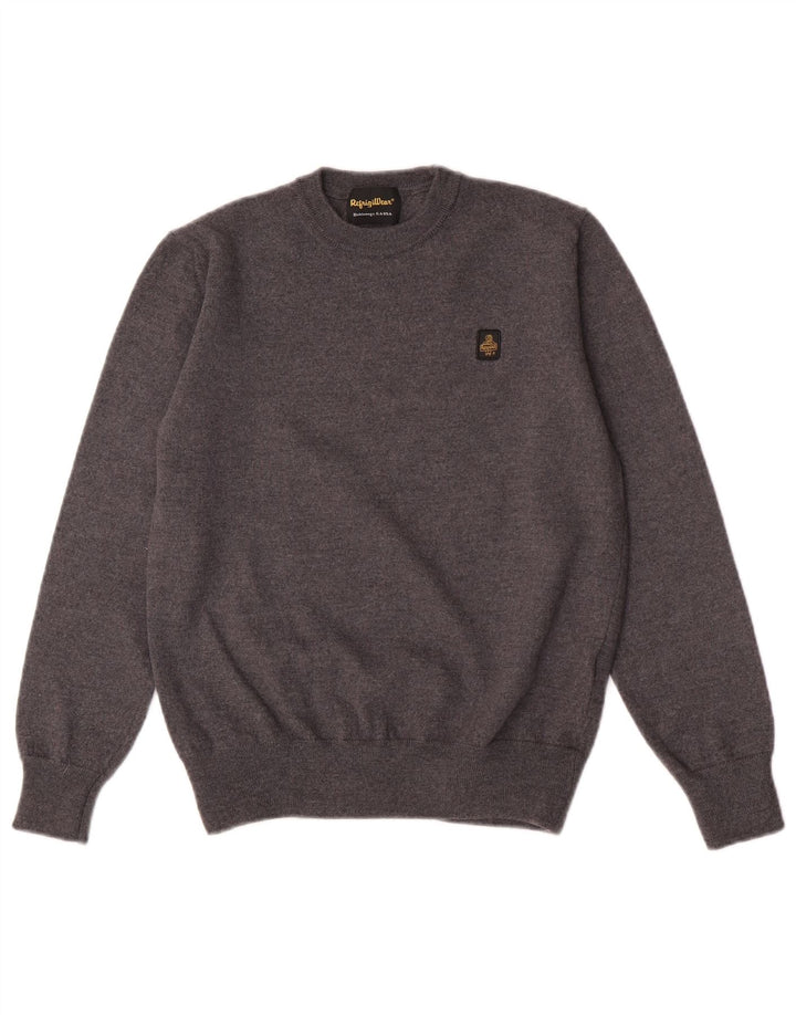 Refrigiwear Boys Crew Neck Jumper πουλόβερ 11-12 ετών Μεσαίο γκρι μαλλί