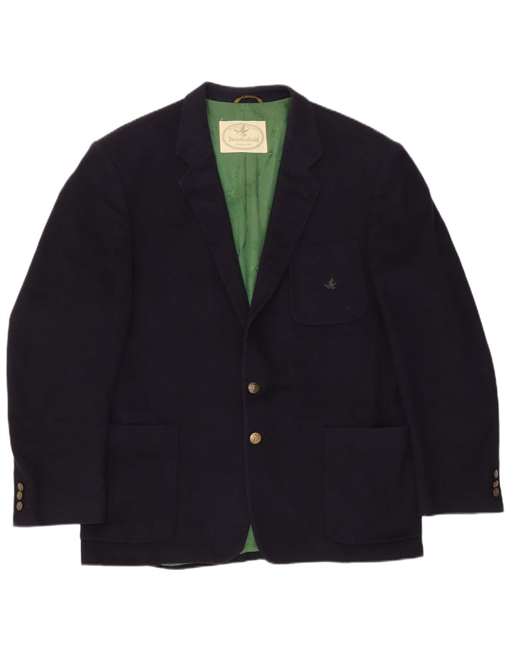 Ανδρικό μπλέιζερ μπουφάν Brooksfield UK 38 Medium Navy Blue