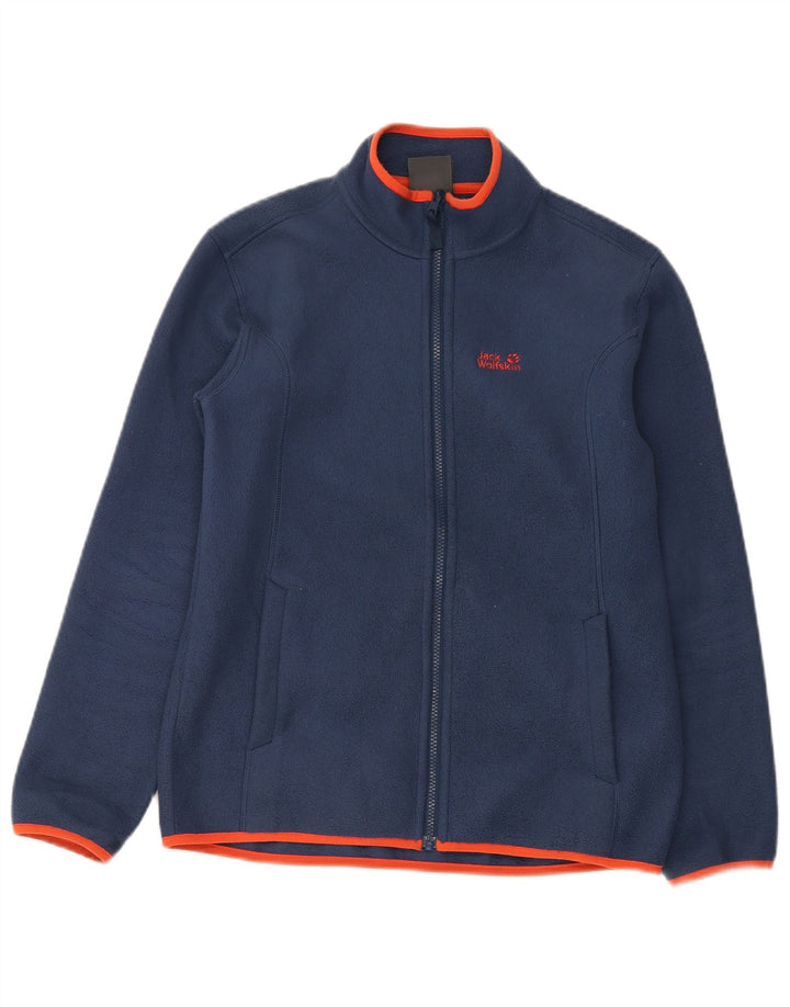 Jack Wolfskin Boys Liner Fleece Jacket 13-14 ετών Navy Blue Polyester