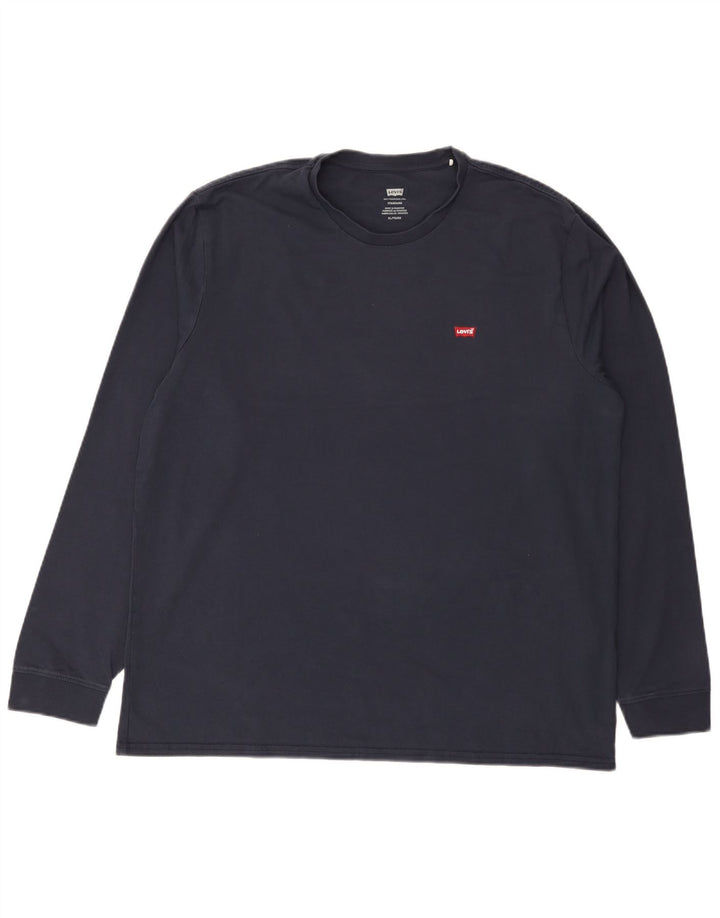 Ανδρικό μπλουζάκι Levi's Standard μακρυμάνικο XL Navy Blue Cotton