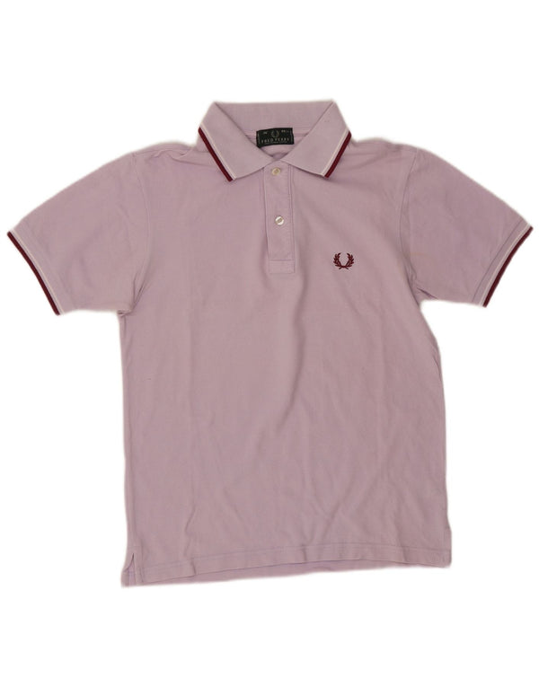 Fred Perry Ανδρικό Πόλο Μπλουζάκι XS Μωβ βαμβακερό