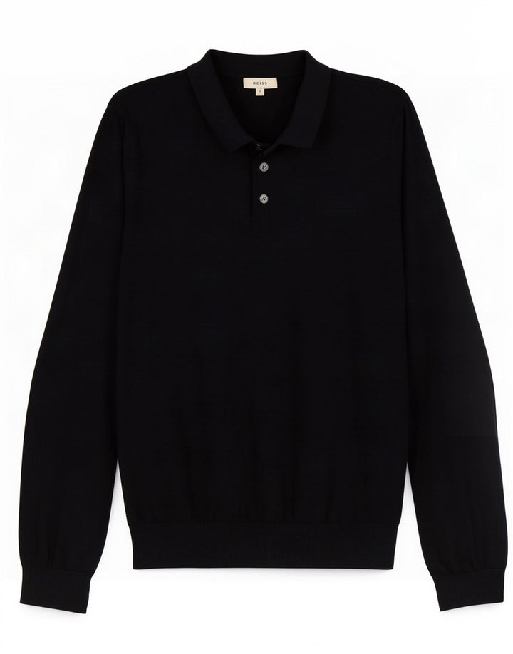 Ανδρικό πουλόβερ Reiss Polo Neck Jumper Μεγάλο Μαλλί Navy