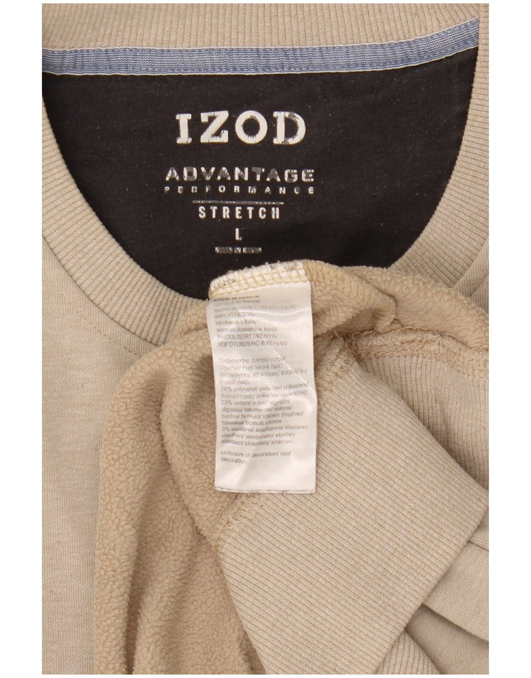 Ανδρικό φούτερ Izod Jumper Large Grey Polyester