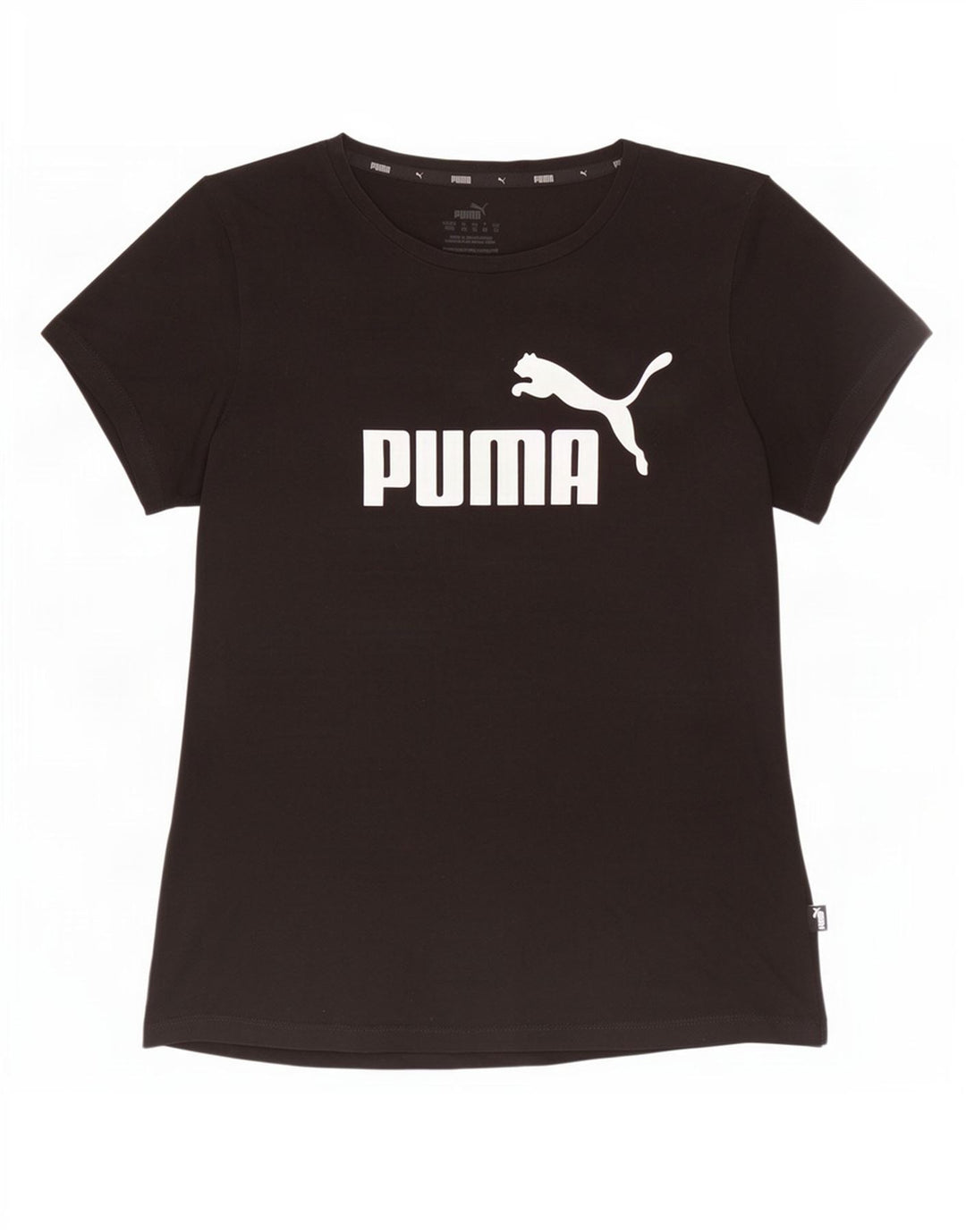 Γυναικείο γραφικό μπλουζάκι Puma Top UK 12 Medium Black