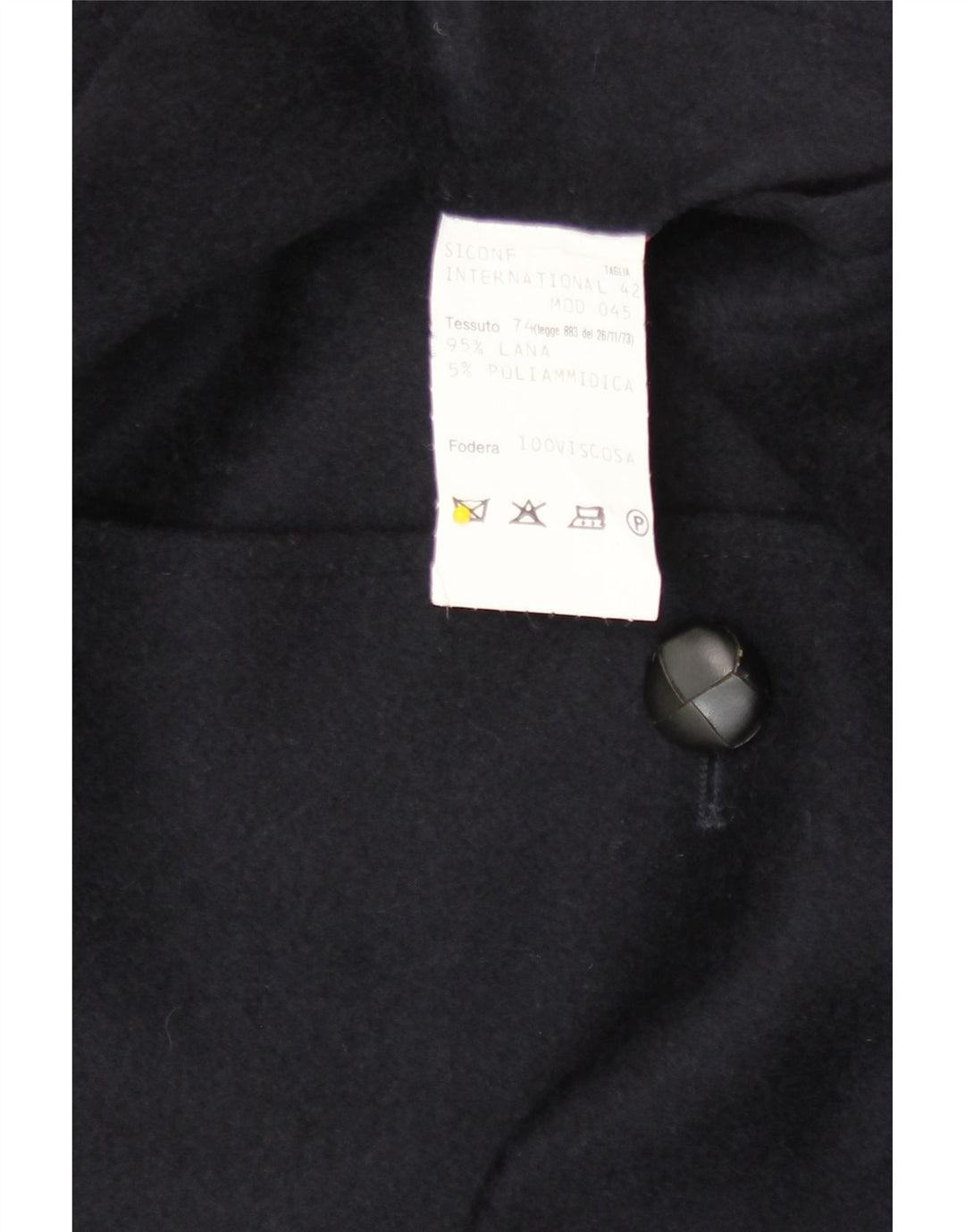 Steinbock Γυναικείο Πανωφόρι IT 42 Μαλλί μεσαίου Navy Blue