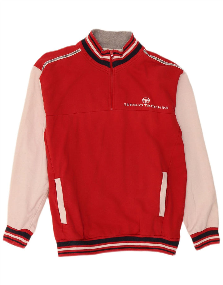Ανδρικό γραφικό φούτερ Sergio Tacchini Jumper με μεγάλο κόκκινο χρώμα