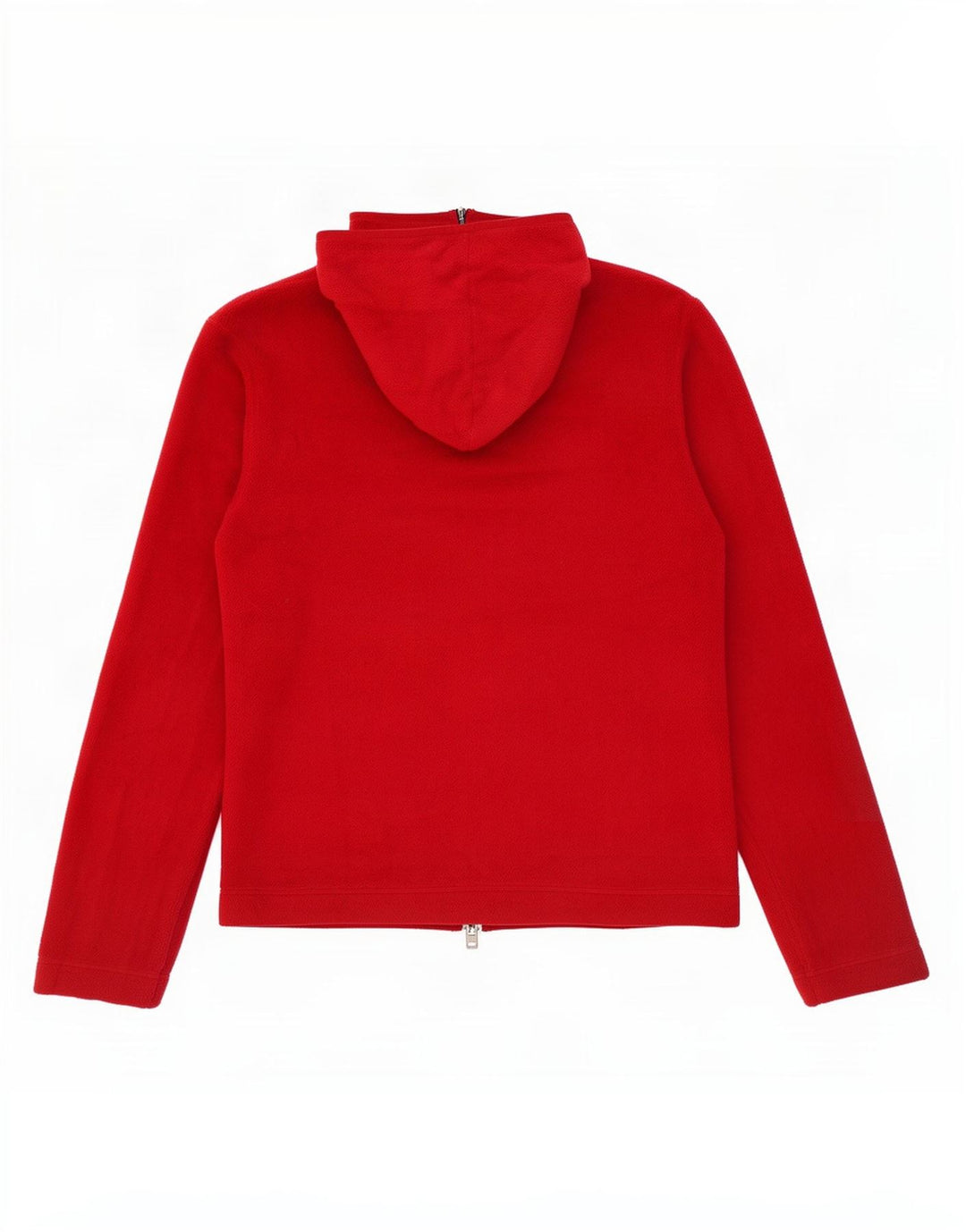 Gap Γυναικείο Stretch Hooded Fleece Jacket UK 14 Medium Red Polyester