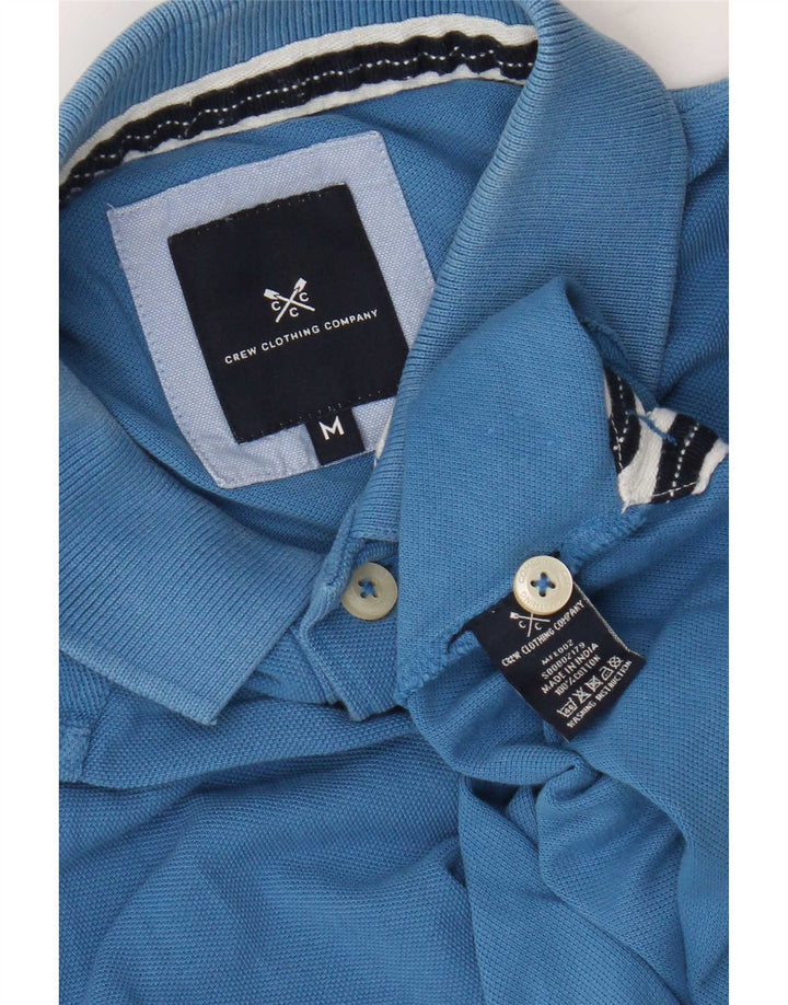 Ανδρικό Πόλο Μπλουζάκι Crew Clothing, μεσαίο μπλε βαμβακερό
