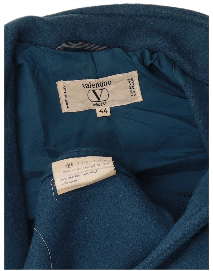 Valentino Γυναικείο παλτό Miss V IT 44 Medium Blue Wool Classic