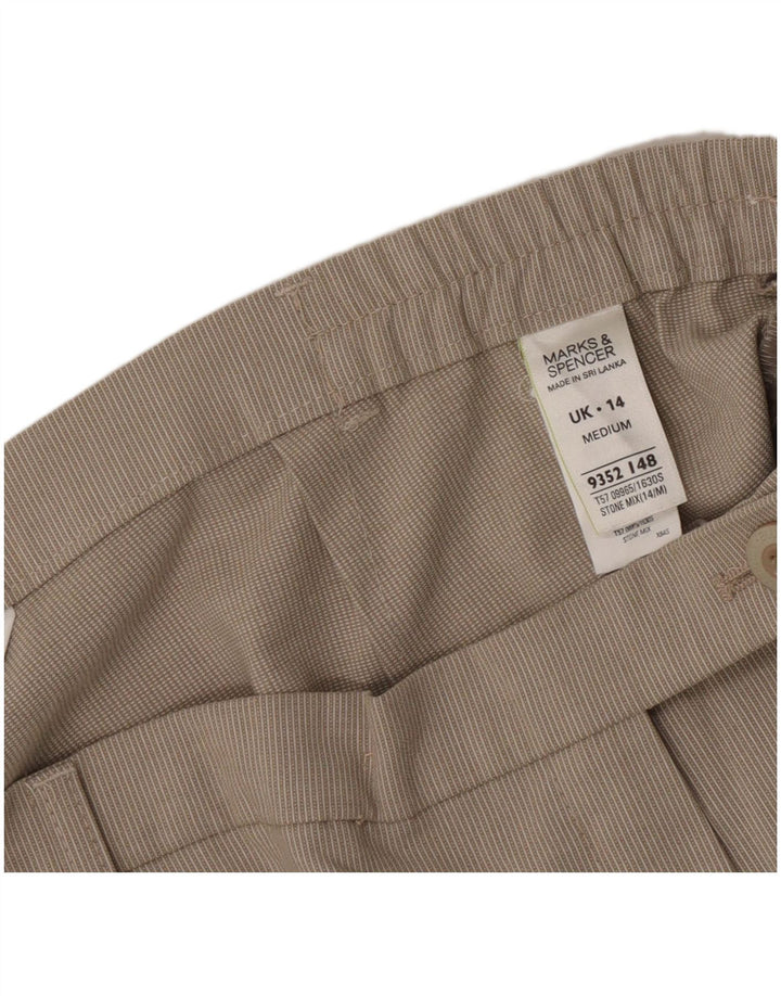 Marks & Spencer Γυναικείο ίσιο παντελόνι UK 14 Medium W32 L28 Grey