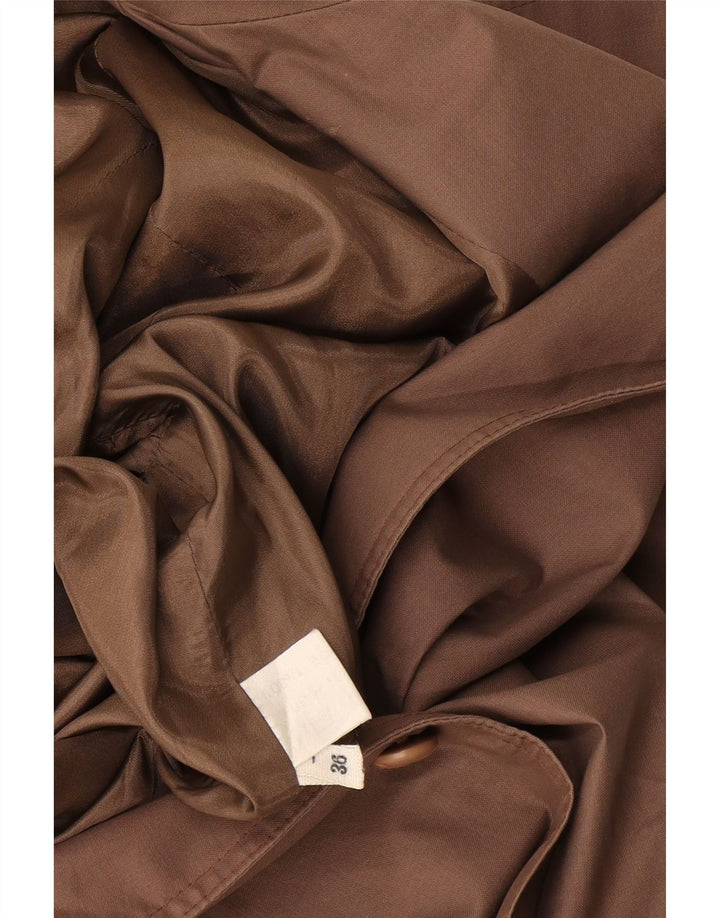 Vintage γυναικεία καμπαρντίνα oversized EU 36 Small Beige βαμβακερό