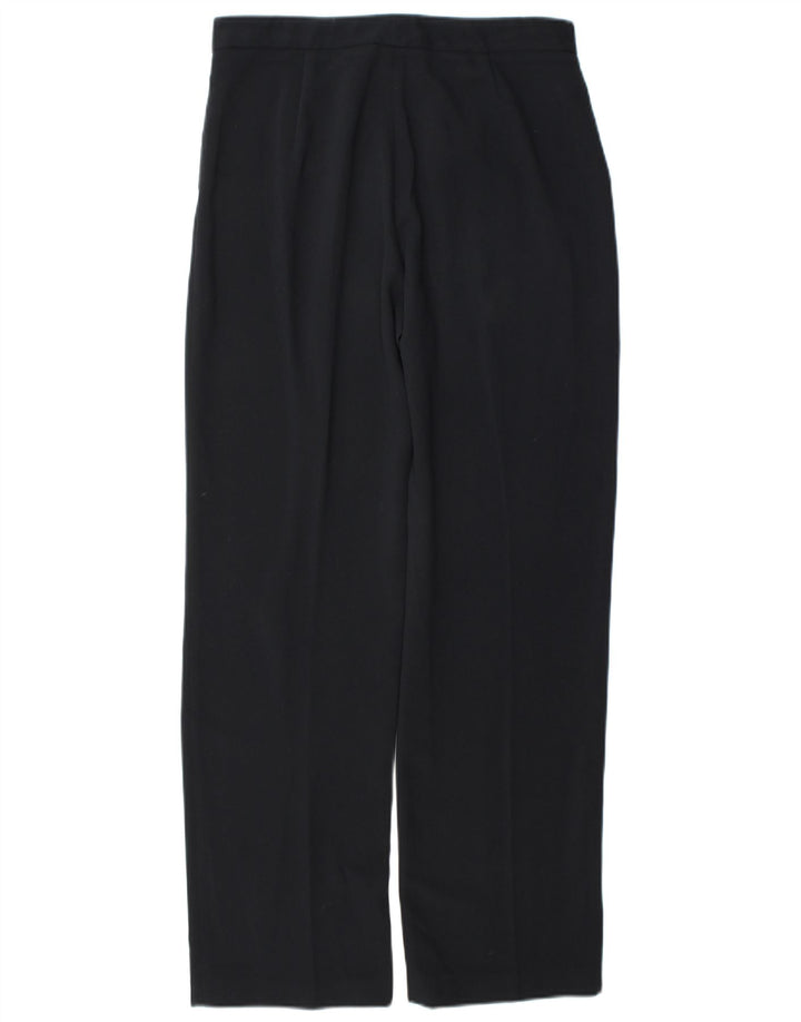 Zara γυναικείο ίσιο παντελόνι EU 40 Medium W30 L31 Navy Blue Polyester