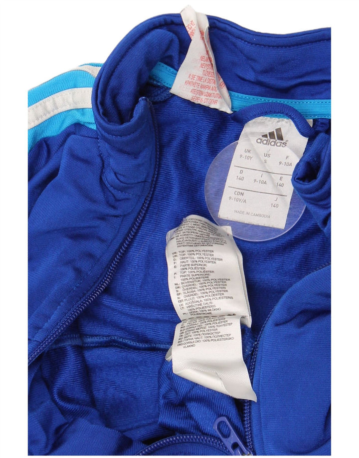 Adidas Boys αθλητική φόρμα Adidas Top Jacket 9-10 Years Blue Polyester