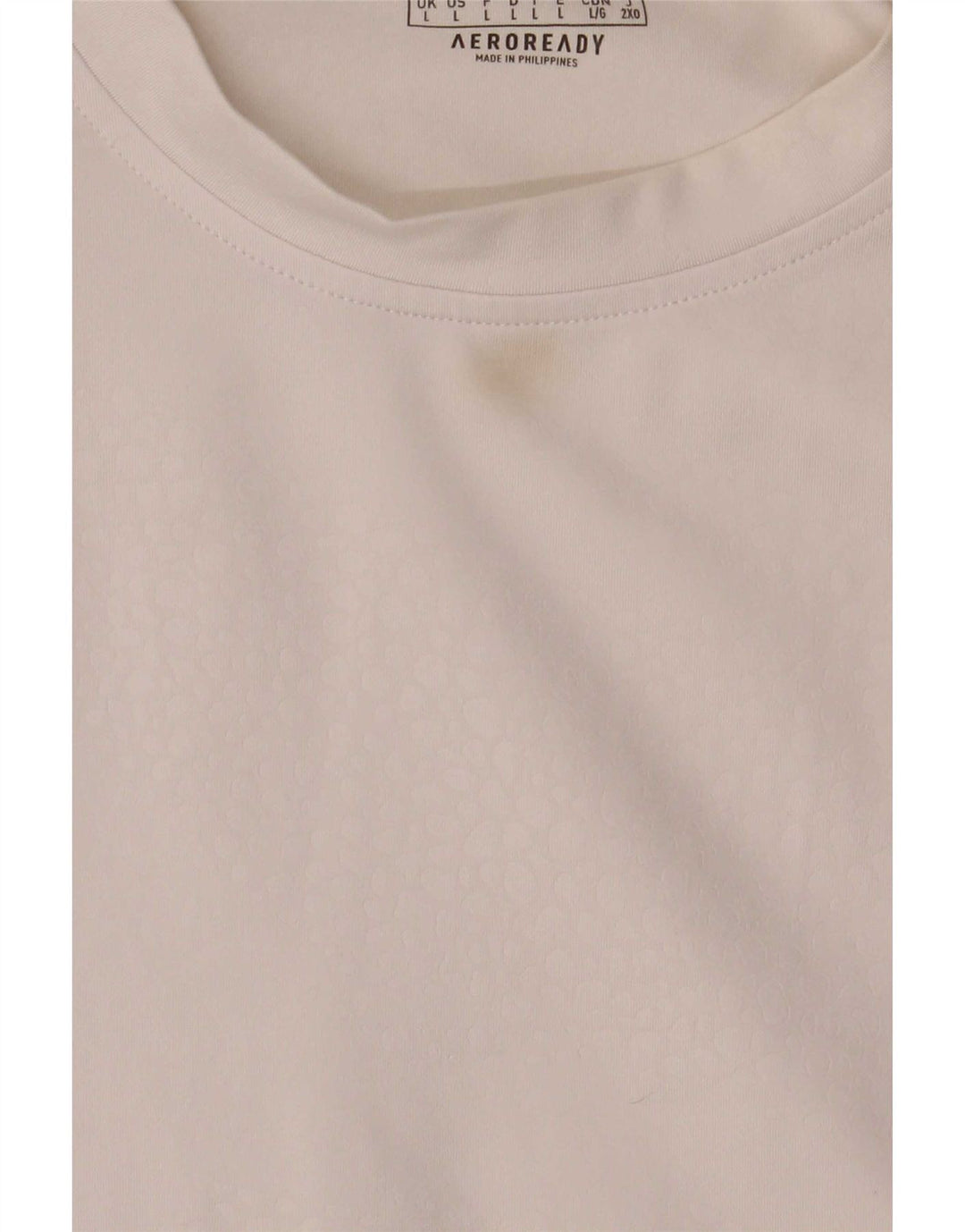 Adidas Ανδρικό T-Shirt Aeroready Top Large White Polyester