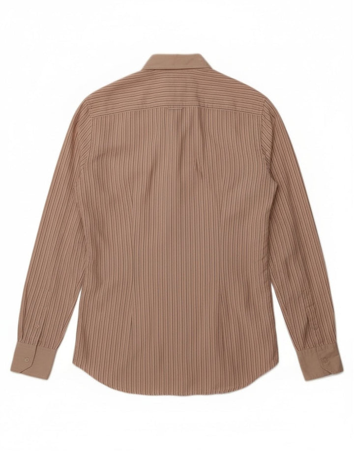 Dolce & Gabbana Ανδρικό πουκάμισο George Μέγεθος 39 15 1/2 Medium Beige ριγέ