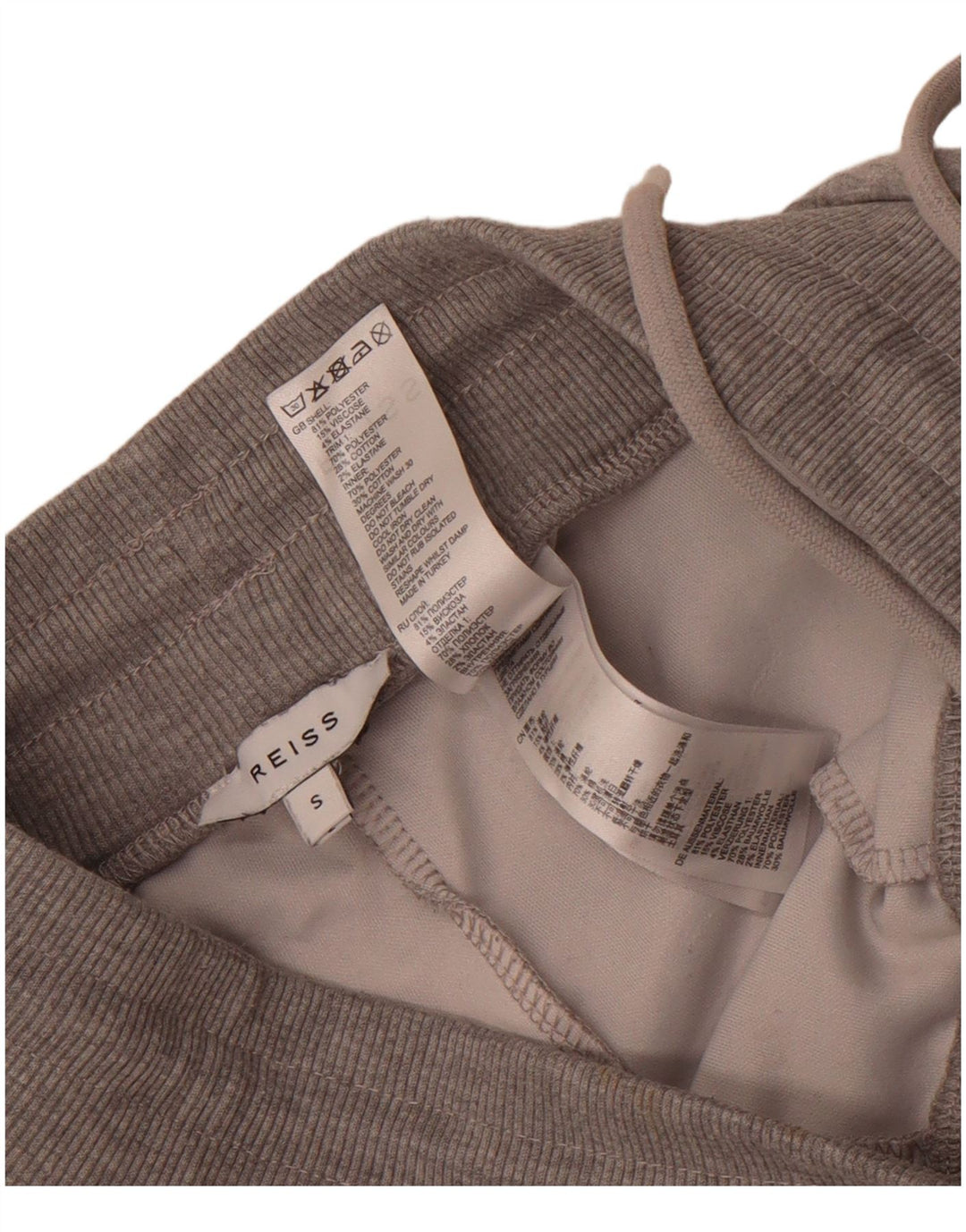 Ανδρική αθλητική φόρμα Reiss Παντελόνι Joggers Small Grey Polyester
