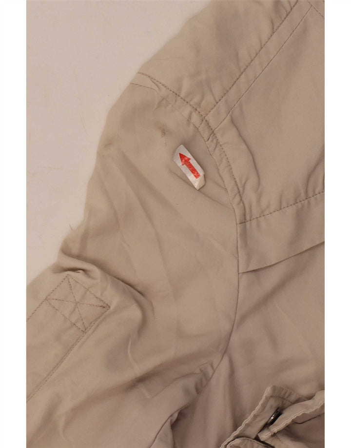 Massimo Dutti Γυναικείο Utility Jacket UK 14 Medium Beige Βαμβακερό
