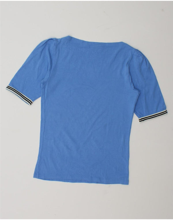 Γυναικείο T-Shirt Ralph Lauren Top UK 12 Medium Blue