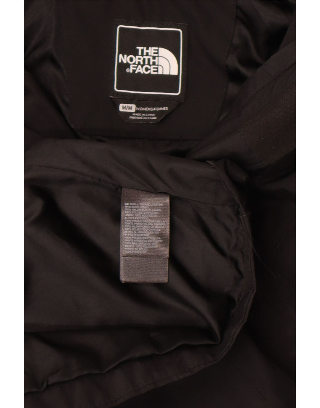 The North Face γυναικείο αδιάβροχο με κουκούλα UK 14 Medium Black Polyester