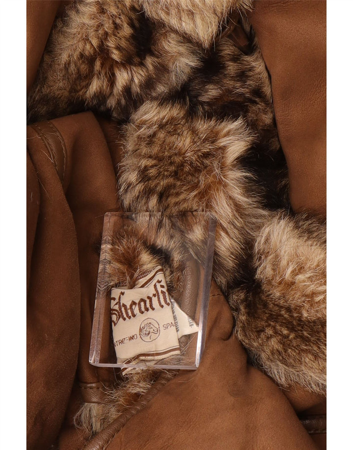 Sinclair Γυναικείο Παλτό Shearling Oversized EU 40 Medium Brown Shearling