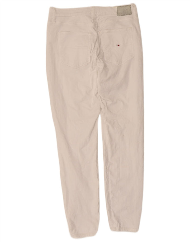 Tommy Hilfiger Γυναικείο Slim Jeans W32 L30 Λευκό βαμβακερό