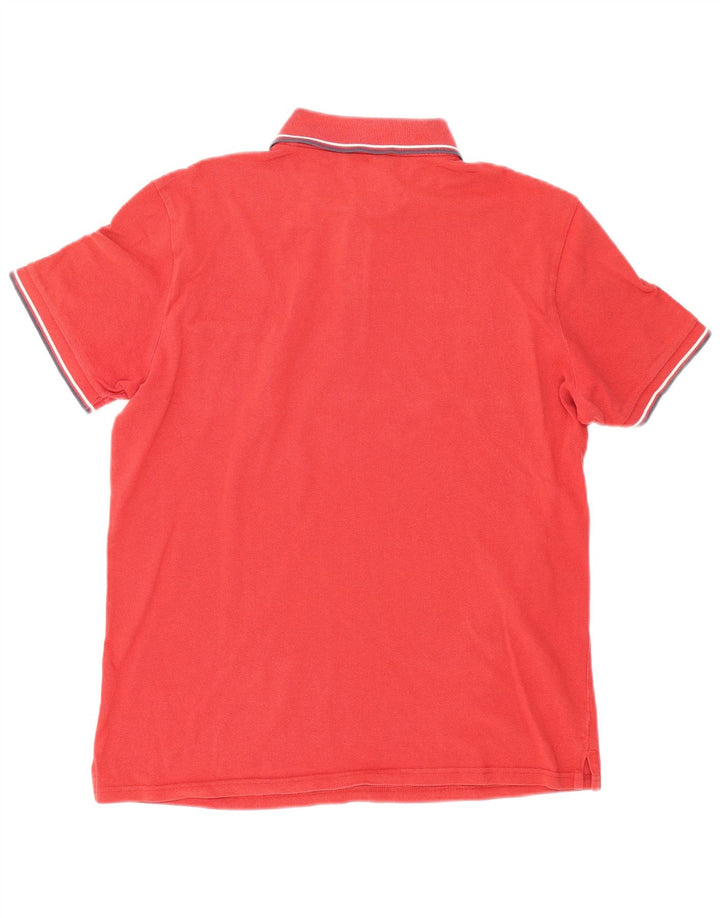 Trussardi Ανδρικό μπλουζάκι πόλο 2XL κόκκινο ριγέ
