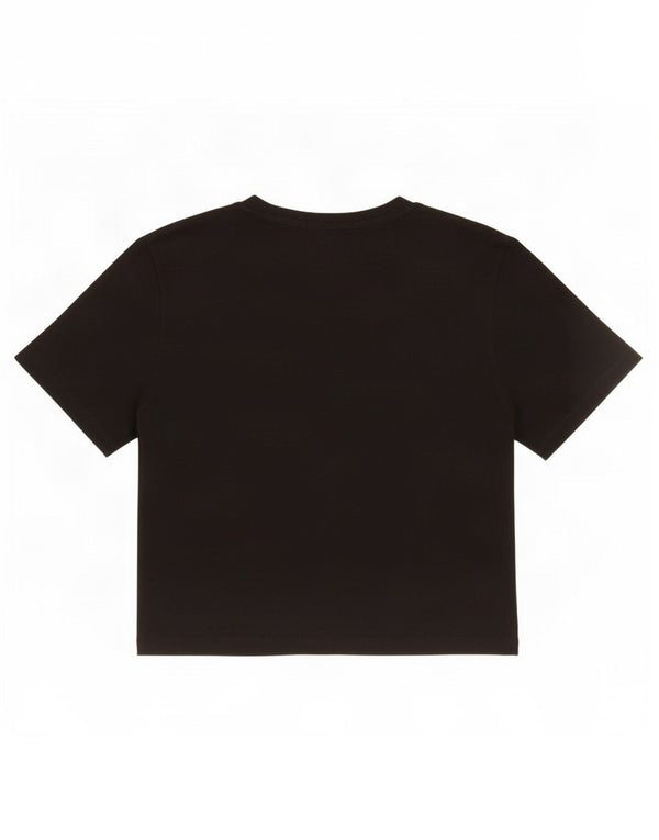 Zara Γυναικείο T-Shirt Top UK 12 Medium Black