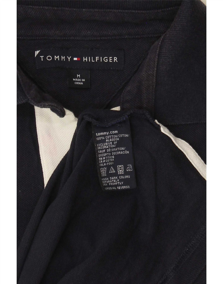 Ανδρικό κοντομάνικο μπλουζάκι πόλο Tommy Hilfiger, μεσαίο μπλε ναυτικό Classic