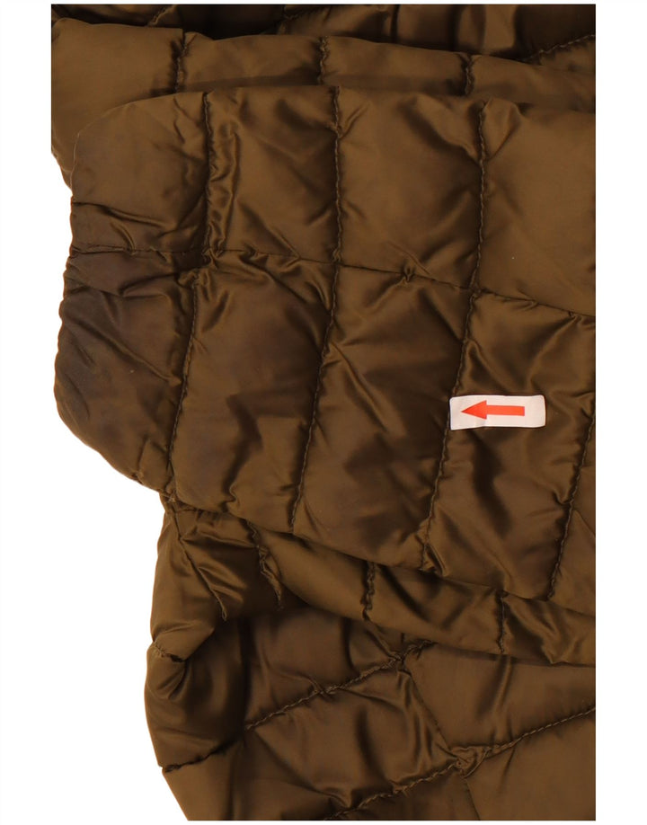 Tommy Hilfiger Γυναικείο παλτό με κουκούλα με επένδυση UK 14 Medium Khaki Polyamide