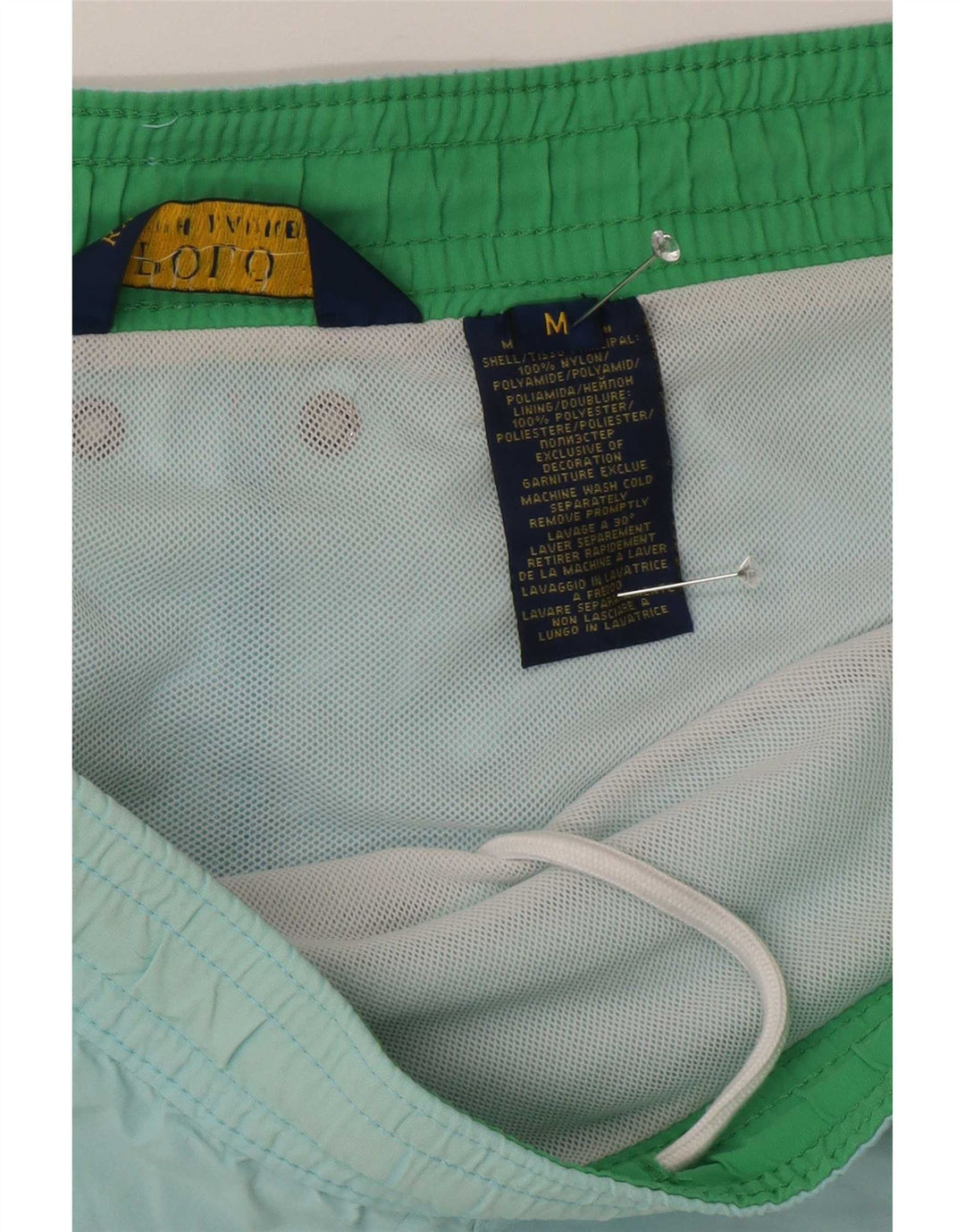 Ανδρικό σορτς κολύμβησης Polo Ralph Lauren, μεσαίο μπλε νάιλον
