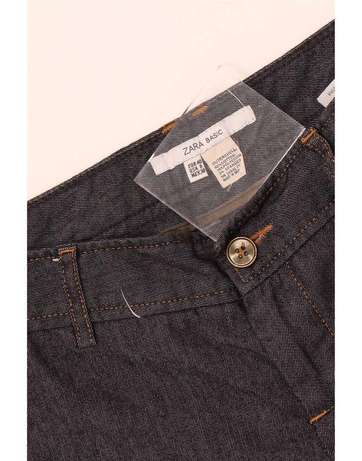 Zara Γυναικείο Σορτς Chino Bermuda EU 40 Medium W30 Μαύρο βαμβακερό