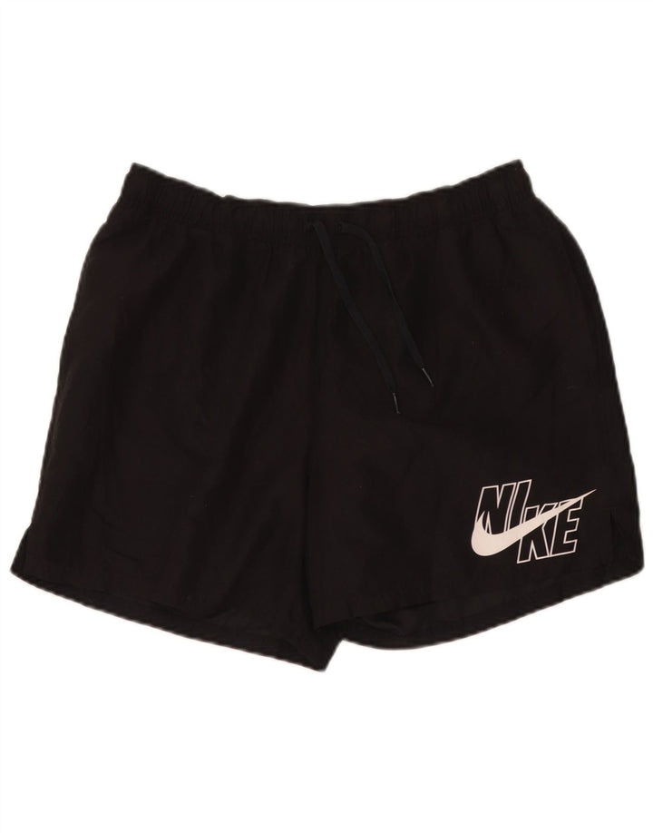 Γραφικό αθλητικό σορτς Nike, ανδρικό Dri Fit, μεγάλο μαύρο