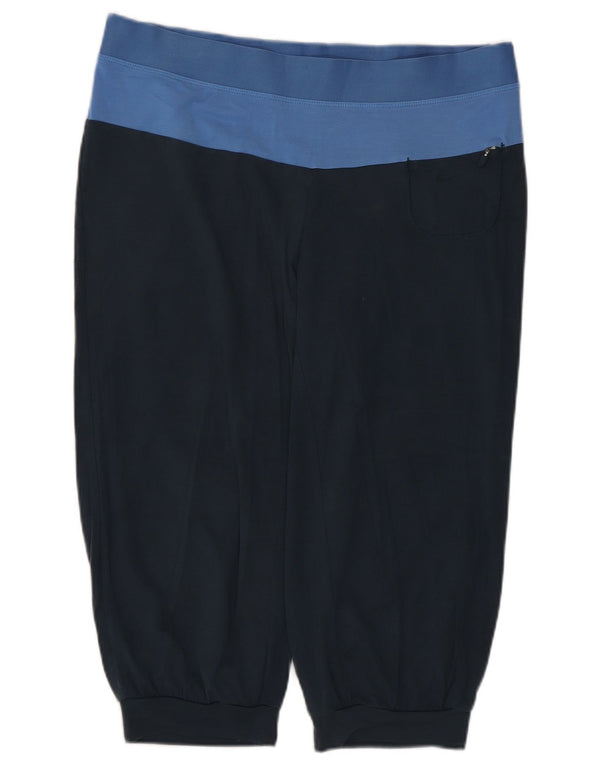 Γυναικεία γραφικά αθλητικά σορτς Nike Dri Fit UK 10 Small Navy Blue Colorblock