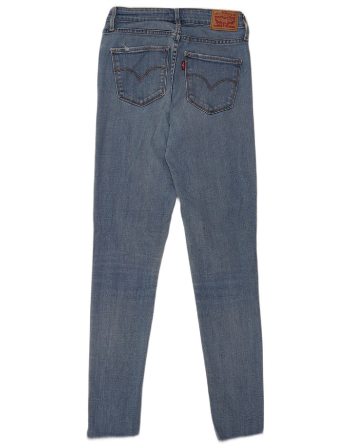 Levi's γυναικείο 721 ψηλό ψηλό στενό τζιν W27 L32 μπλε βαμβακερό